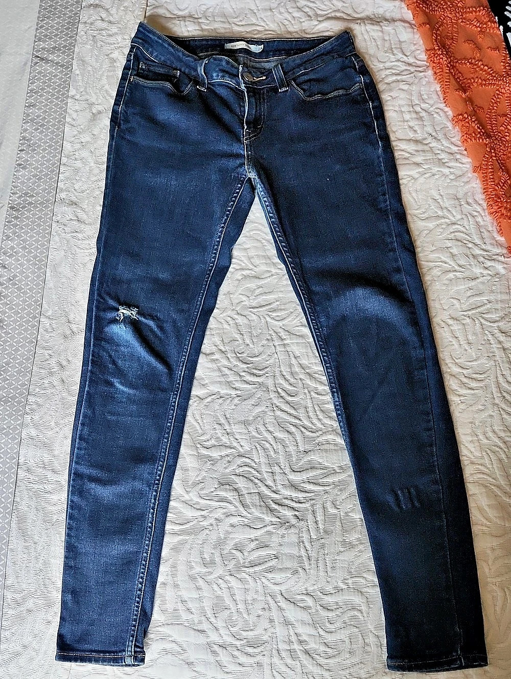 LEVIS Strauss Skinny Jeans Blue 535 Super Skiny Waist 28